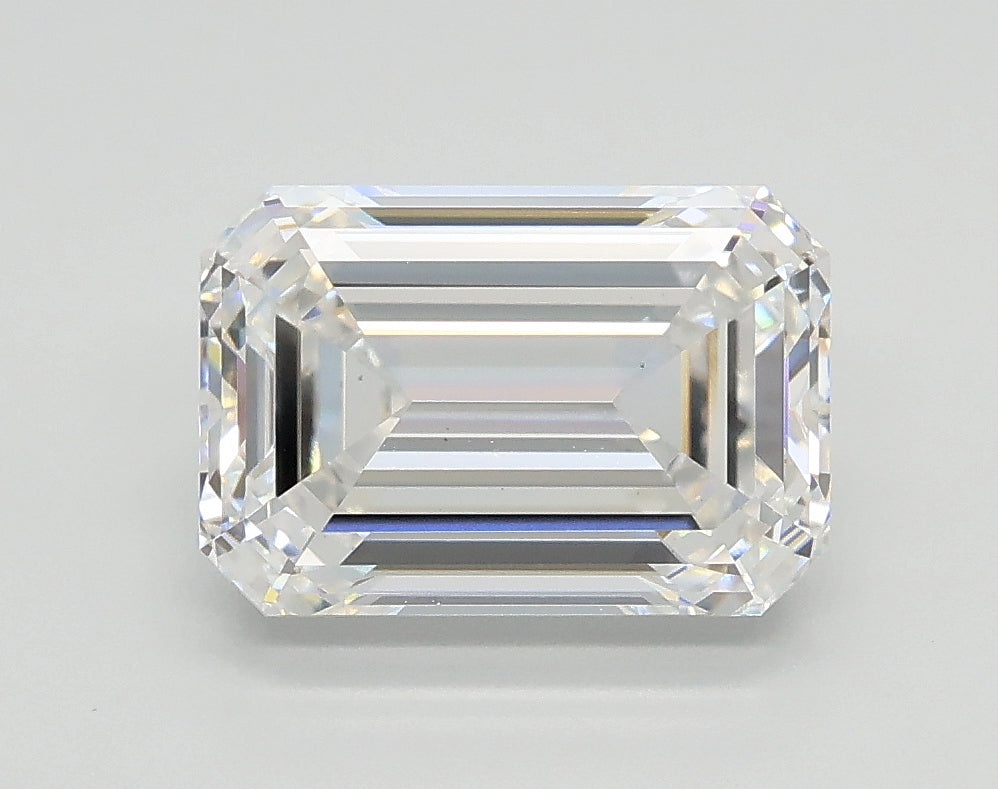 Lab-Grown 2.01 Carat Emerald Cut Diamond color E Clarity VS1 With GIA Certificate, precious stones, engagement diamonds