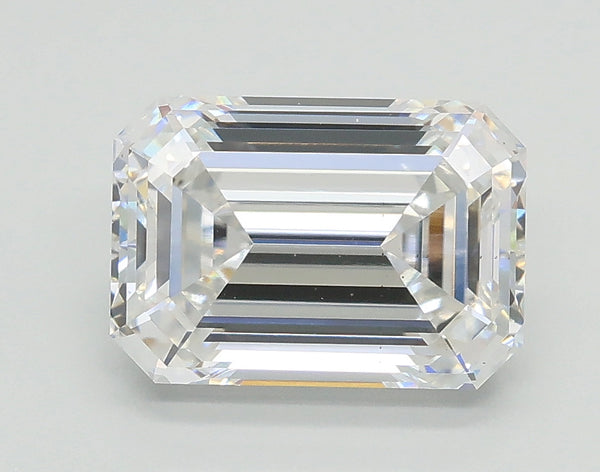 Lab-Grown 2.08 Carat Emerald Cut Diamond color E Clarity VS2, precious stones, engagement diamonds