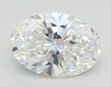 Lab-Grown 3.08 Carat Oval Shape Diamond color E Clarity VS2, precious stones, engagement diamonds