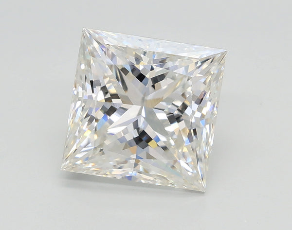 Lab-Grown 2.51 Carat Princess Cut Diamond color G Clarity VS1, precious stones, engagement diamonds