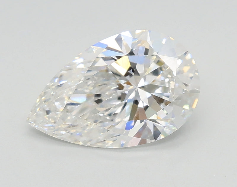 Lab-Grown 1.52 Carat Pear Shape Diamond color F Clarity VS1, precious stones, engagement diamonds