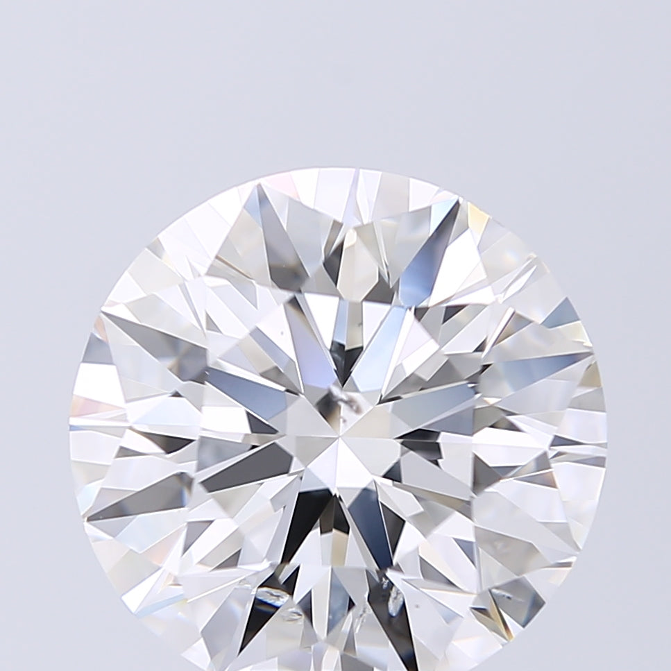 Lab-Grown 10.01 Carat Round Brilliant Diamond color E Clarity SI2 With GIA Certificate, precious stones, engagement diamonds