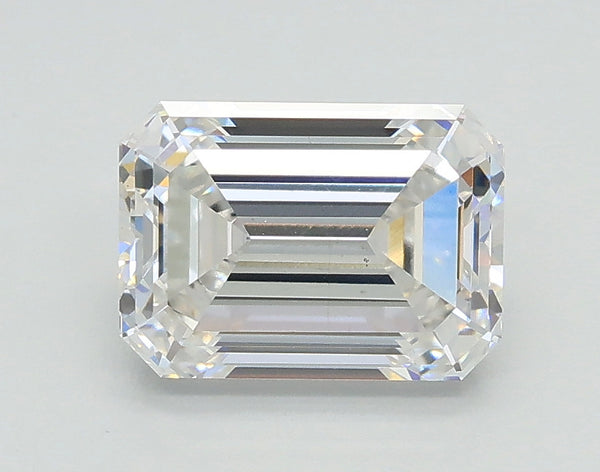 Lab-Grown 1.54 Carat Emerald Cut Diamond color F Clarity VS2, precious stones, engagement diamonds