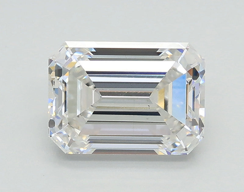 Lab-Grown 1.54 Carat Emerald Cut Diamond color F Clarity VS2, precious stones, engagement diamonds