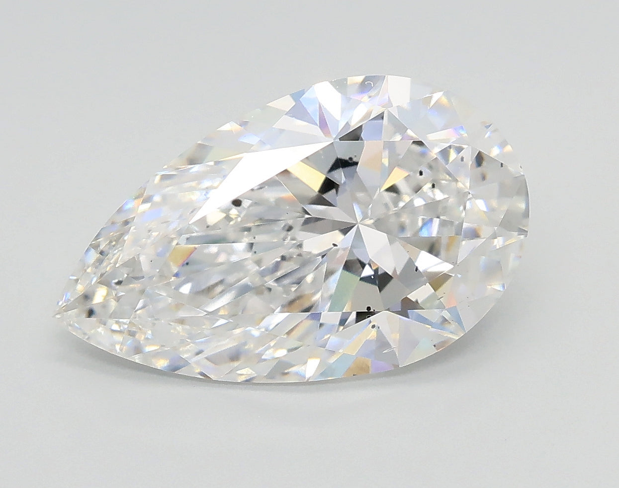Lab-Grown 3.01 Carat Pear Shape Diamond color E Clarity SI1, precious stones, engagement diamonds