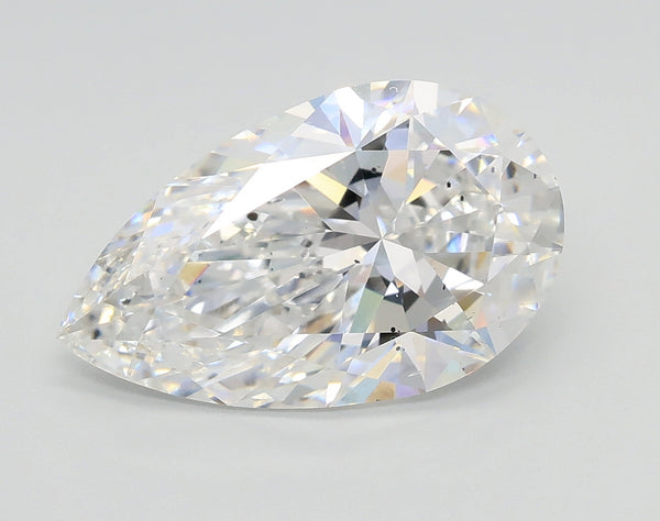 Lab-Grown 3.01 Carat Pear Shape Diamond color E Clarity SI1, precious stones, engagement diamonds