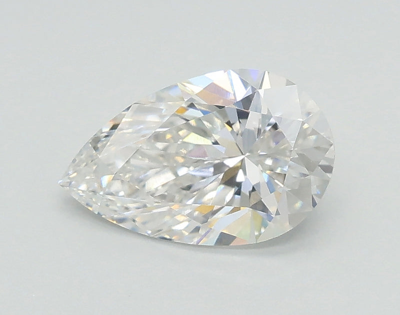 Lab-Grown 1.01 Carat Pear Shape Diamond color E Clarity VVS2, precious stones, engagement diamonds