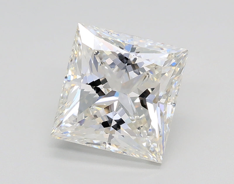 Lab-Grown 2.51 Carat Princess Cut Diamond color F Clarity VVS2, precious stones, engagement diamonds