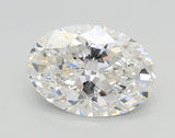 Lab-Grown 2.02 Carat Oval Shape Diamond color E Clarity VS1, precious stones, engagement diamonds