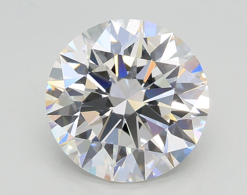 Lab-Grown 2.70 Carat Round Brilliant Diamond color F Clarity VS1, precious stones, engagement diamonds