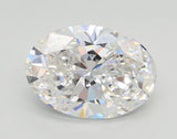 Lab-Grown 3.01 Carat Oval Shape Diamond color E Clarity VS2, precious stones, engagement diamonds