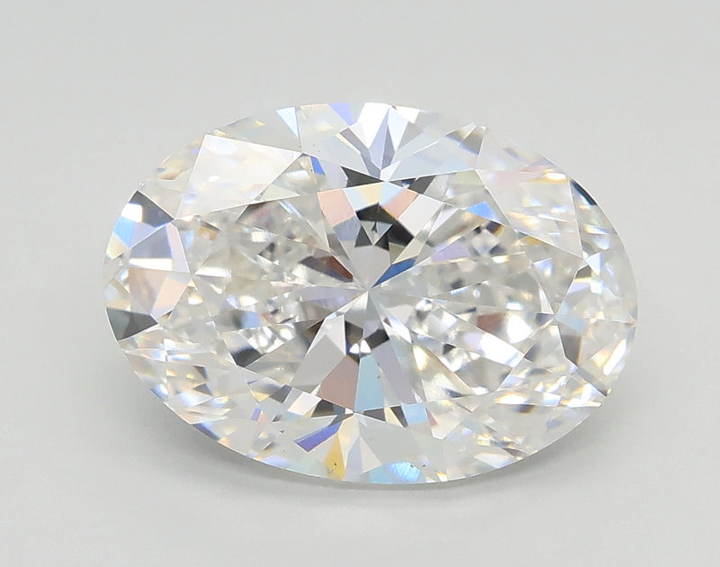 Lab-Grown 3.01 Carat Oval Shape Diamond color E Clarity VS2, precious stones, engagement diamonds