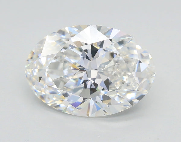 Lab-Grown 2.52 Carat Oval Shape Diamond color E Clarity VS1 With GIA Certificate, precious stones, engagement diamonds