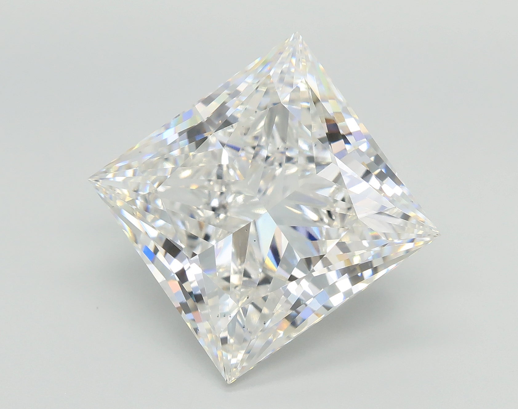 Lab-Grown 8.06 Carat Princess Cut Diamond color F Clarity VS2, precious stones, engagement diamonds