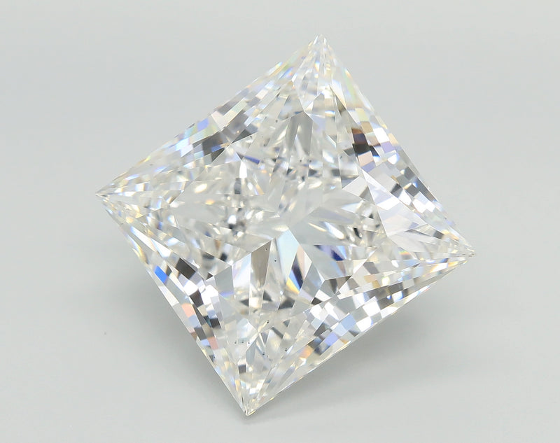 Lab-Grown 8.06 Carat Princess Cut Diamond color F Clarity VS2, precious stones, engagement diamonds