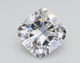 Lab-Grown 1.58 Carat Cushion Modified Brilliant Cut Diamond color E Clarity VS1, precious stones, engagement diamonds