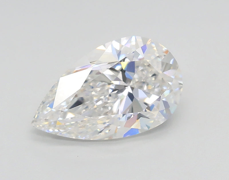 Lab-Grown 1.51 Carat Pear Shape Diamond color D Clarity VS1, precious stones, engagement diamonds