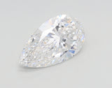 Lab-Grown 1.51 Carat Pear Shape Diamond color D Clarity VVS2, precious stones, engagement diamonds