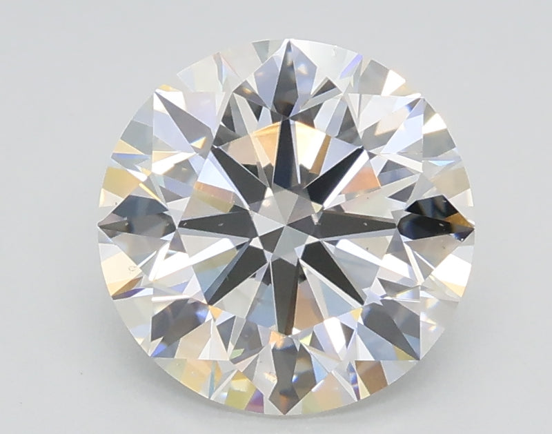 Lab-Grown 1.85 Carat Round Brilliant Diamond color F Clarity VS2, precious stones, engagement diamonds