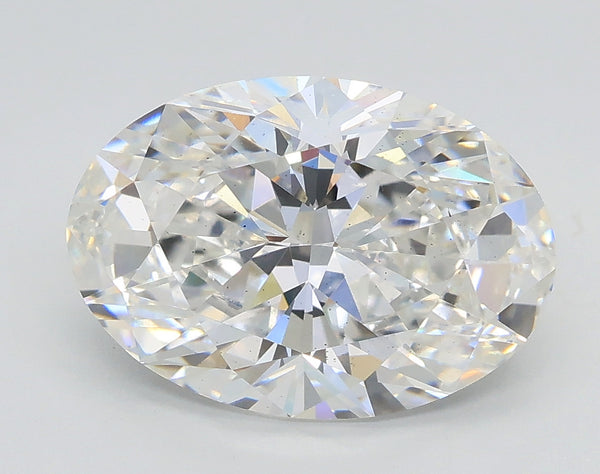 Lab-Grown 3.07 Carat Oval Shape Diamond color E Clarity VS2, precious stones, engagement diamonds