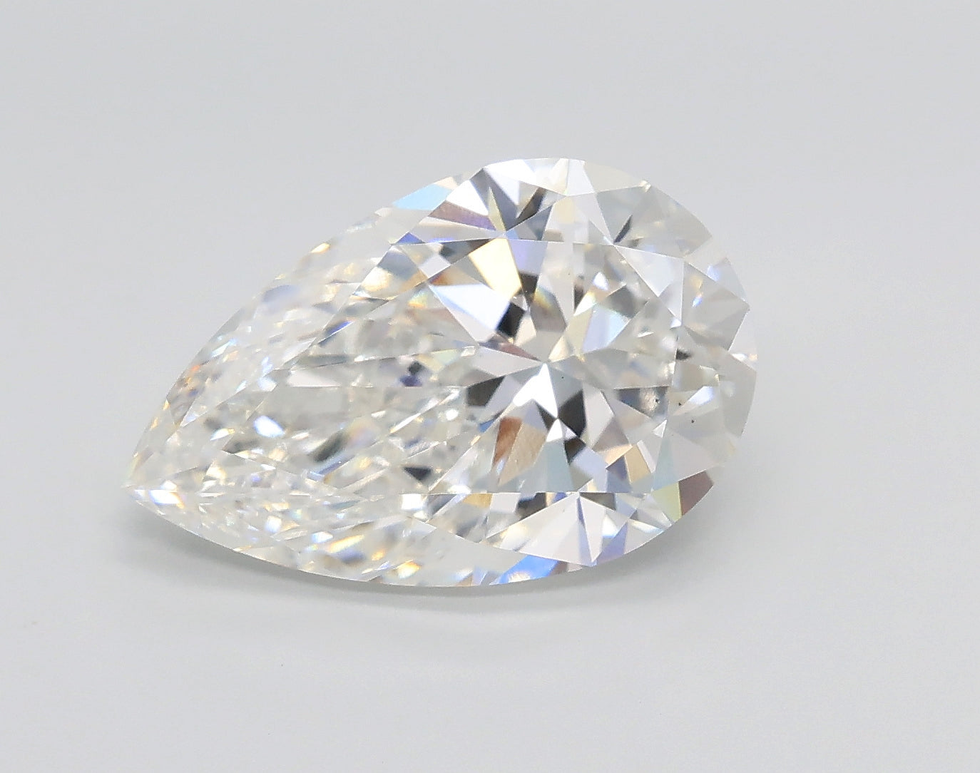 Lab-Grown 3.01 Carat Pear Shape Diamond color F Clarity VS2 With GIA Certificate, precious stones, engagement diamonds