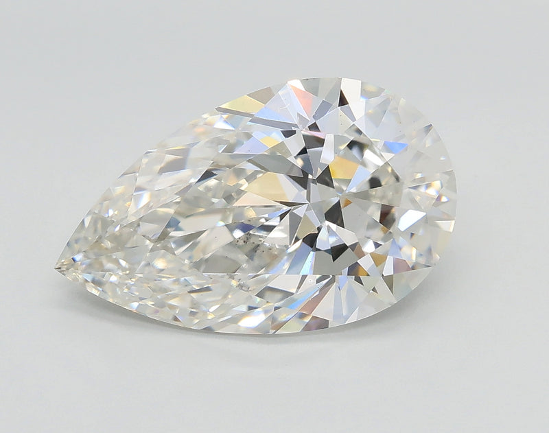 Lab-Grown 3.51 Carat Pear Shape Diamond color G Clarity VS1, precious stones, engagement diamonds