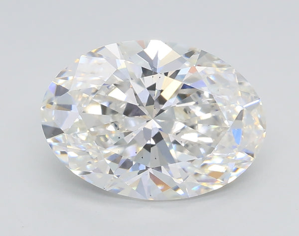 Lab-Grown 2.52 Carat Oval Shape Diamond color E Clarity VS2, precious stones, engagement diamonds