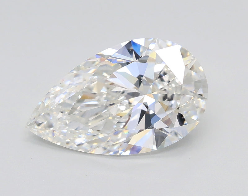 Lab-Grown 2.04 Carat Pear Shape Diamond color E Clarity VS1 With GIA Certificate, precious stones, engagement diamonds