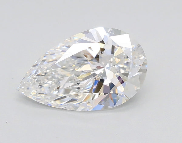 Lab-Grown 1.02 Carat Pear Shape Diamond color D Clarity VS2 With GIA Certificate, precious stones, engagement diamonds