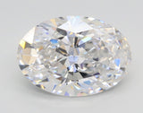 Lab-Grown 3.05 Carat Oval Shape Diamond color D Clarity VS1 With GIA Certificate, precious stones, engagement diamonds