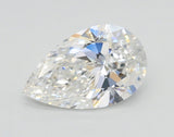 Lab-Grown 1.01 Carat Pear Shape Diamond color D Clarity VS1, precious stones, engagement diamonds