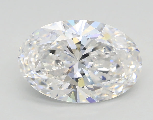 Lab-Grown 1.51 Carat Oval Shape Diamond color E Clarity SI1, precious stones, engagement diamonds