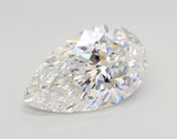 Lab-Grown 3.52 Carat Pear Shape Diamond color F Clarity VS2 With GIA Certificate, precious stones, engagement diamonds