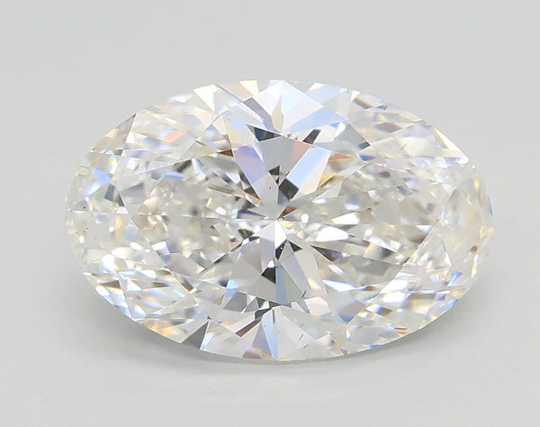 Lab-Grown 2.50 Carat Oval Shape Diamond color E Clarity SI1 With GIA Certificate, precious stones, engagement diamonds