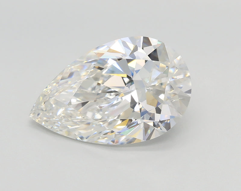 Lab-Grown 3.51 Carat Pear Shape Diamond color F Clarity VS1 With GIA Certificate, precious stones, engagement diamonds