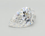 Lab-Grown 2.71 Carat Pear Shape Diamond color D Clarity VS1 With GIA Certificate, precious stones, engagement diamonds