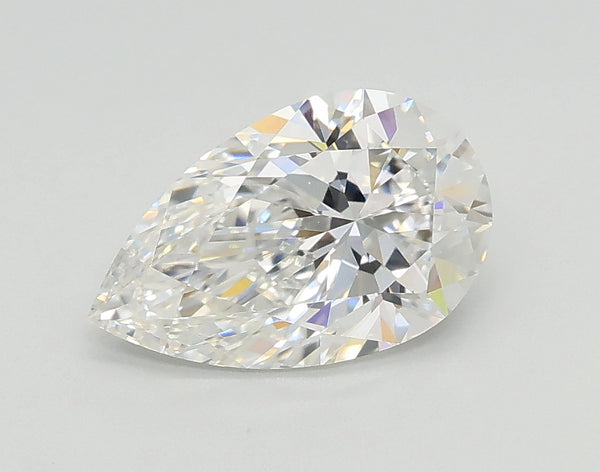 Lab-Grown 1.02 Carat Pear Shape Diamond color F Clarity VVS2 With GIA Certificate, precious stones, engagement diamonds