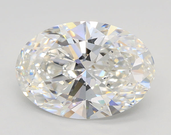 Lab-Grown 3.54 Carat Oval Shape Diamond color F Clarity VS2, precious stones, engagement diamonds