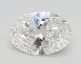 Lab-Grown 2.50 Carat Oval Shape Diamond color E Clarity SI1 With GIA Certificate, precious stones, engagement diamonds