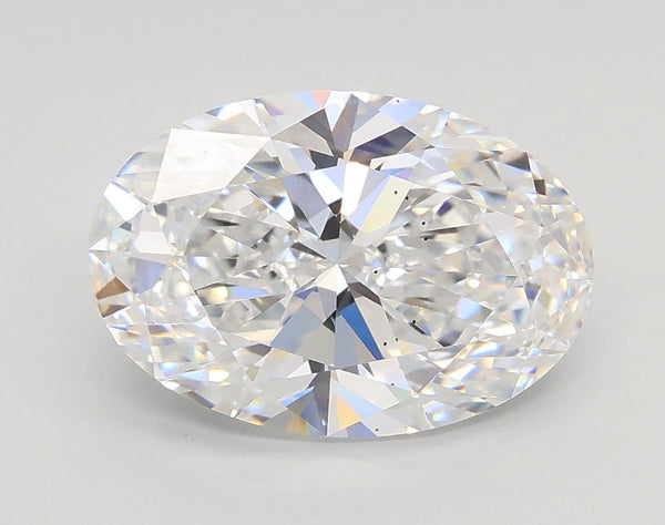 Lab-Grown 2.51 Carat Oval Shape Diamond color D Clarity VS2, precious stones, engagement diamonds