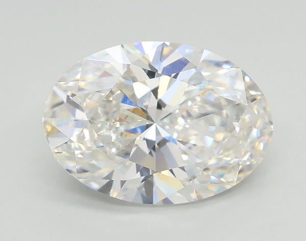 Lab-Grown 2.52 Carat Oval Shape Diamond color F Clarity VS2 With GIA Certificate, precious stones, engagement diamonds