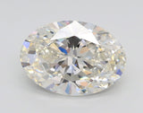 Lab-Grown 2.01 Carat Oval Shape Diamond color G Clarity VS1, precious stones, engagement diamonds