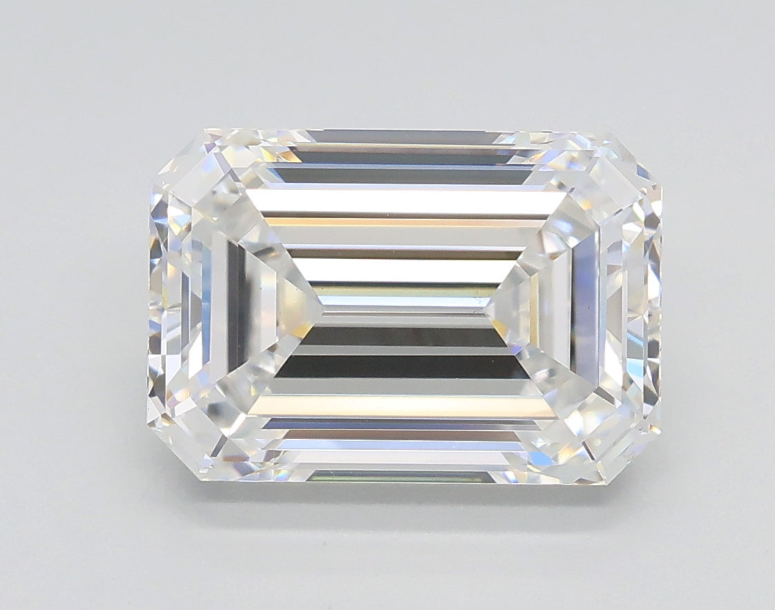 Lab-Grown 3.02 Carat Emerald Cut Diamond color E Clarity VS2 With GIA Certificate, precious stones, engagement diamonds
