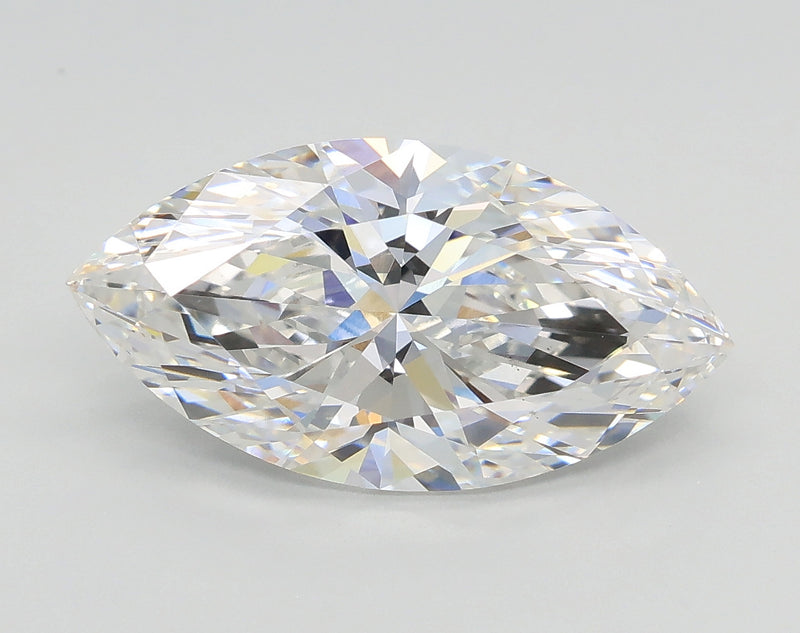 Lab-Grown 3.02 Carat Marquis Shape Diamond color F Clarity VS2 With GIA Certificate, precious stones, engagement diamonds