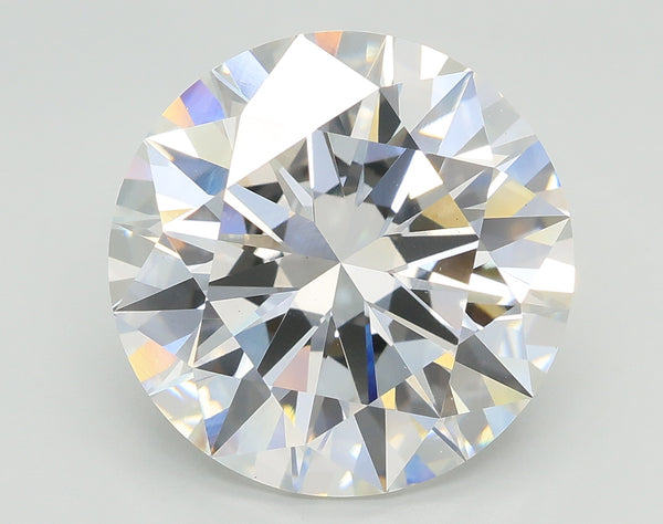 Lab-Grown 6.02 Carat Round Brilliant Diamond color F Clarity VS1, precious stones, engagement diamonds