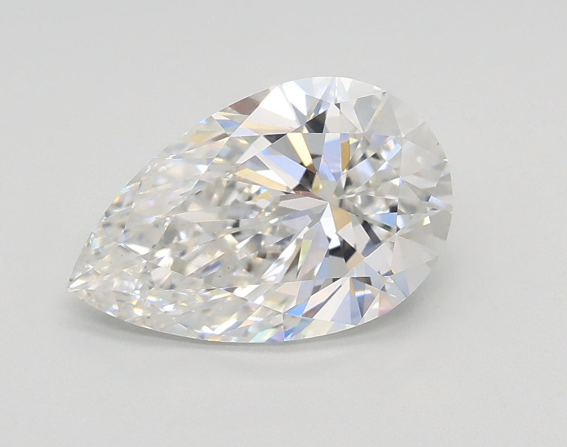 Lab-Grown 1.80 Carat Pear Shape Diamond color E Clarity VS1, precious stones, engagement diamonds