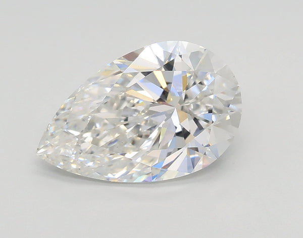 Lab-Grown 1.80 Carat Pear Shape Diamond color E Clarity VS1, precious stones, engagement diamonds