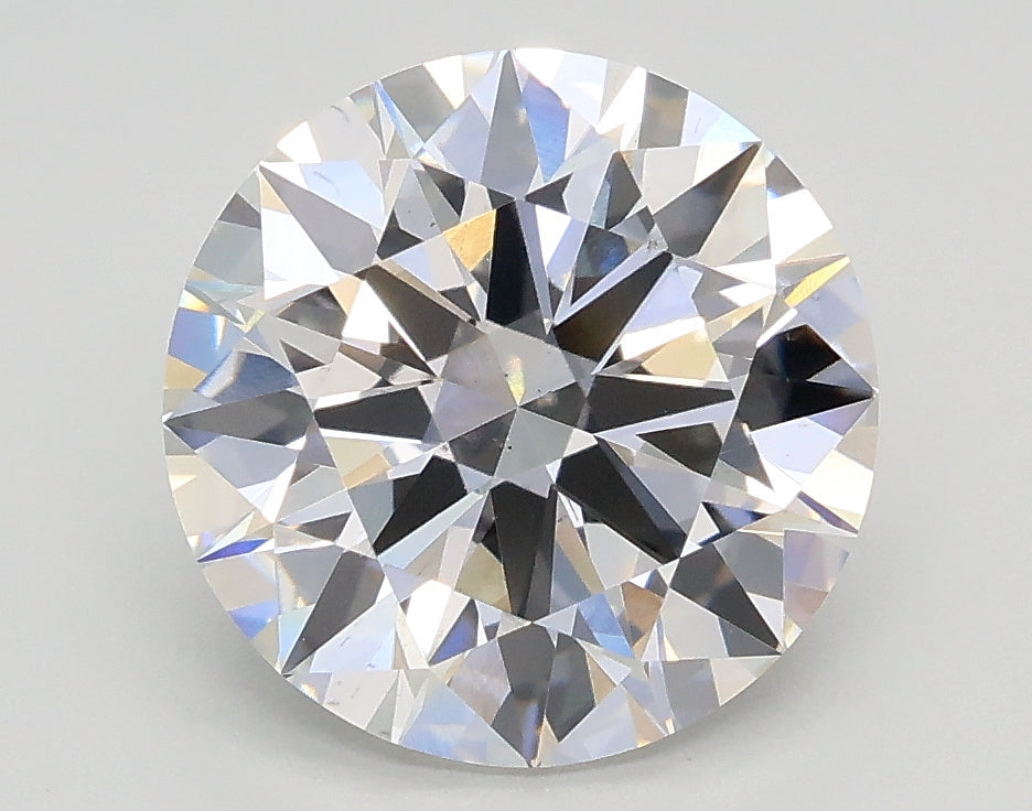 Lab-Grown 2.51 Carat Round Brilliant Diamond color F Clarity VS2, precious stones, engagement diamonds