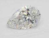 Lab-Grown 1.05 Carat Pear Shape Diamond color E Clarity VVS2 With GIA Certificate, precious stones, engagement diamonds