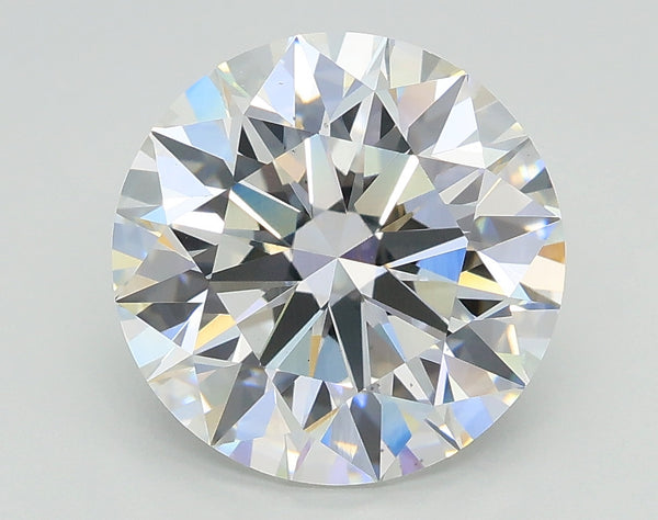 Lab-Grown 3.05 Carat Round Brilliant Diamond color E Clarity VS2 With GIA Certificate, precious stones, engagement diamonds